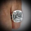 Devonshire & Dorset Regiment Bespoke Ring Oxidized Silver - Image 2