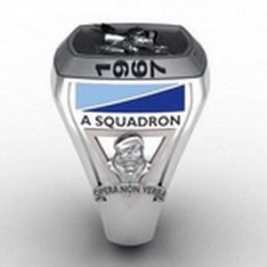 2nd Cavalry A Squadron Oxidized Ring