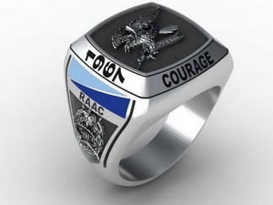 2nd Cavalry Regiment Ring Oxidized