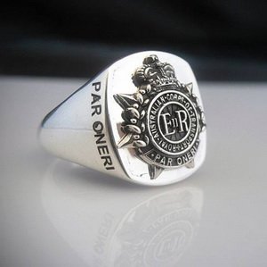 Royal Australian Army Corps Transport Oxidized Ring