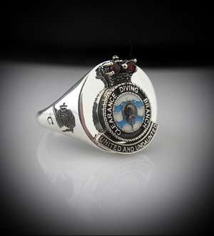 Clearance Diver Branch Crest Ring