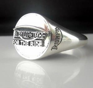 Triumph Sterling Silver Bespoke Pinkie Ring