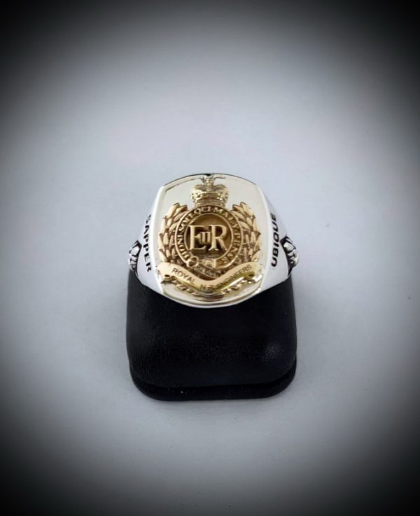 Royal New Zealand Engineers Bespoke Ring - Image 3