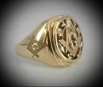 Masonic Silver Ring By Sir Yes Sir